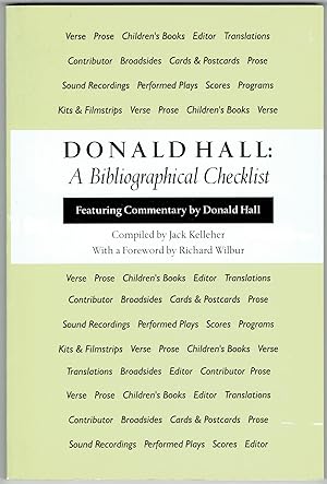 Donald Hall: A Bibliographical Checklist