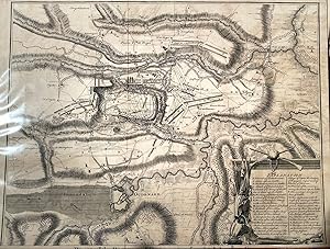 Plan of the Battle of Oudenard fought July 11 1708
