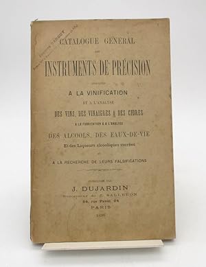 Catalogue général des instruments de précision appliqués à la vinification et à l'analyse des vin...