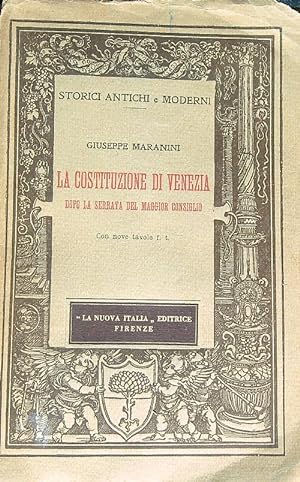 La Costituzione di Venezia dopo la serrata del Maggior Consiglio