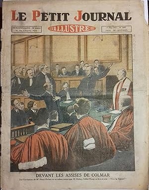 Le Petit journal illustré N° 1897 : Devant les assises de Colmar : l'abbé Haegy (Gravure en premi...