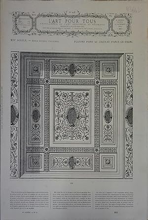 L'art pour tous, encyclopédie de l'art industriel et décoratif. N° 218. Contient quatre gravures ...