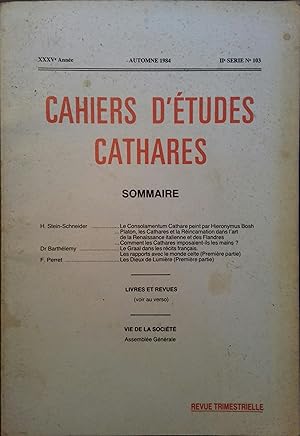 Cahiers d'études cathares N° 103.