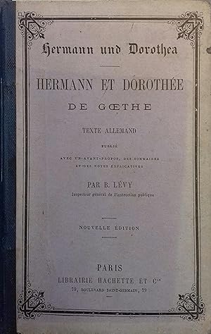 Hermann et Dorothée. Hermann und Dorothea. Texte allemand.