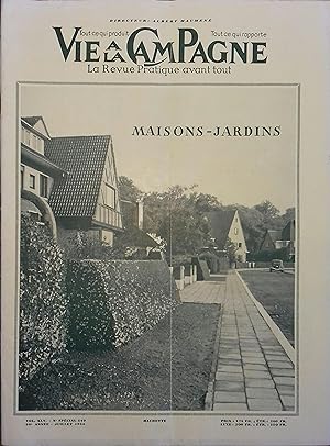 Vie à la campagne numéro spécial 549. Maisons-jardins. Juillet 1956.