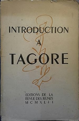 Introduction à Tagore.