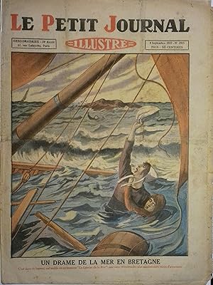 Le Petit journal illustré N° 1915 : Un drame de la mer en Bretagne (Gravure en première page). Gr...