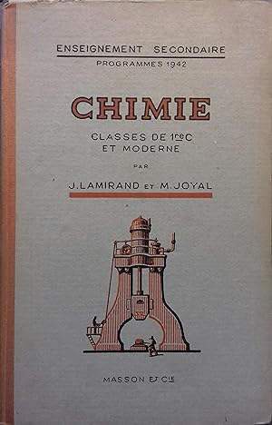 Chimie. Classes de 1ère (première) C et moderne.