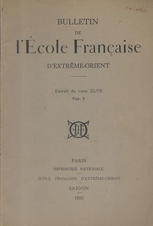 Bulletin de l'Ecole française d'Extrême-Orient. Tome 47 - fAscicule 2. Durand Maurice : Cu'o'ng-M...