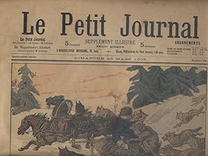 Le Petit journal - Supplément illustré N° 644 : Châtiment d'un père barbare, dévoré par les loups...