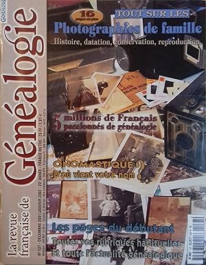 La Revue française de généalogie N° 137. La Revue française de généalogie N° 137. Décembre 2001 -...