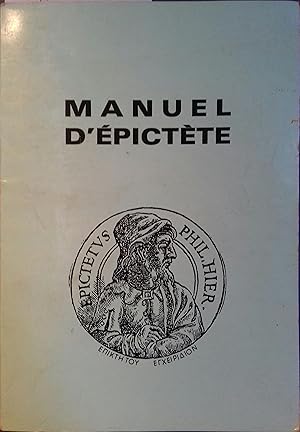 Manuel d'Epictète.