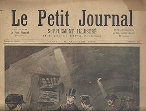 Le Petit journal, Supplément illustré N° 165 : Perquisition dans un souterrain à Barcelone. (Grav...