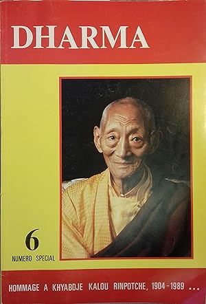Revue Dharma 6. Numéro spécial. Vers 1990.