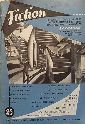 Fiction N° 25. Textes de : Abernathy - Yves Dartois - Richard Matheson - F. Gruber . Décembre 1955.