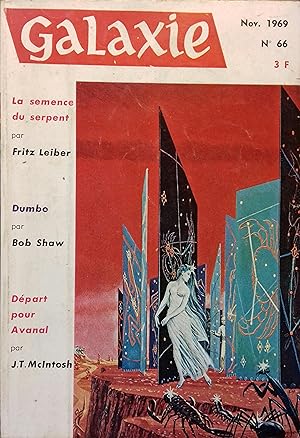 Galaxie N° 66. Textes de Fritz Leiber, Bob Shaw, J.T. McIntosh Novembre 1969.