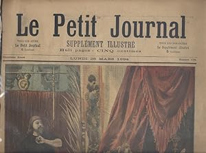 Le Petit journal, Supplément illustré N° 175 : Thaïs à l'Opéra. (Gravure en première page). Gravu...
