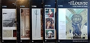 La revue du Louvre et des musées de France.1986. Année complète. 5 numéros.