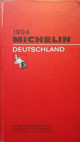 Guide Michelin. Deutschland (Allemagne). Guide touristique et gastronomique (rouge).