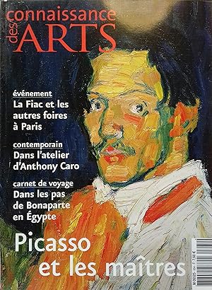 Connaissance des arts N° 664. Bonaparte en Egypte, Picasso et les maîtres. Octobre 2008.