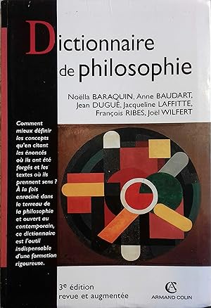 Dictionnaire de philosophie.