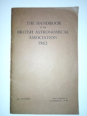 The Handbook of the British Astronomical Association 1962