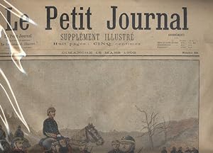 Le Petit journal - Supplément illustré N° 591 : Le nouveau casque de l'artillerie (Gravure en pre...