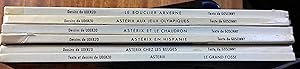 6 albums des aventures d'Astérix le Gaulois. Albums 11, 12, 13, 14, 24, 25 (Titres sur la photo)....