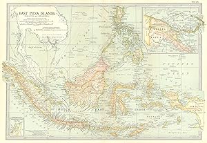 East India Islands (Malaysia and Melanesia): Borneo, British North Borneo, Celebes, Java, Sarawak...