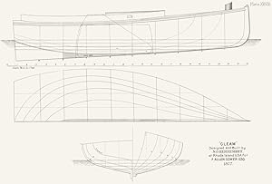 "Gleam" designed and built by N.G. Herreshoff, at Rhode Island U.S.A. for F. Allen Gower Esq. 187...