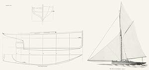 "The Norfolk Arrow"; Sail Plan of the Norfolk "Arrow"; A.S. Cattell & Co. Eng.