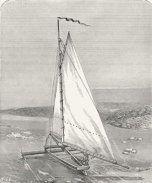 Fig. 180 The American Ice Yacht "Haze"