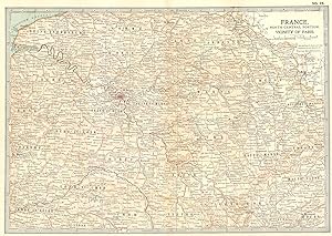 France, North Central Portion. Vicinity of Paris