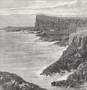 Fig. 174 Staffa: View taken from the top of a Cliff