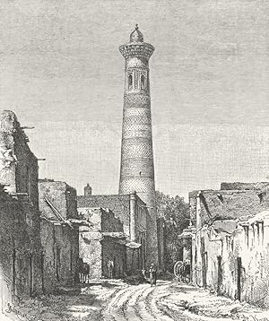Fig. 142 A Minaret in Khiva