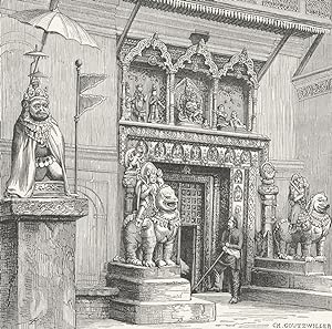 Fig. 46 Katmandu-Hanuman Gate of the Royal Palace