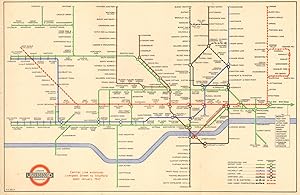 London Transport - Diagram of Lines No 1. 1946 - 146.214G.250,000