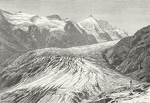 The Gross-Glockner and the Pasterze Glacier