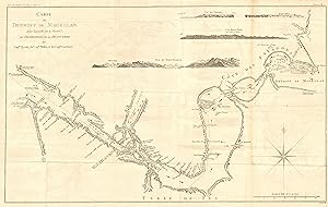 Carte du Détroit de Magellan dans laquelle on a inseré les Observations et les Découvertes du Cap...