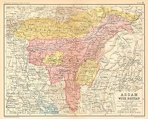 Assam, with Bhutan