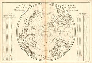 Mappe-monde sur le plan de lEquateur, hémisphère Méridional [Map of the World on the plane of th...