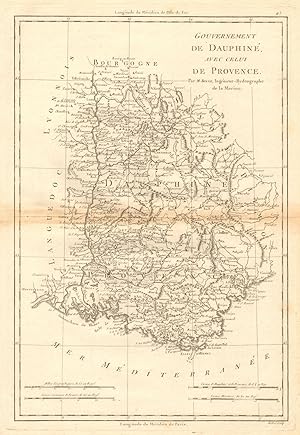Gouvernement de Dauphiné avec celui de Provence [The Provinces of Dauphiné and Provence]