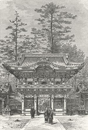 Fig. 172 Nikko - Portico of the Temple of the Four Dragons
