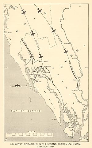 Air supply operations in the Second Arakan Campaign, February 1944