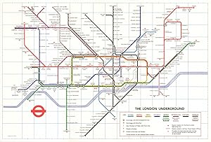London Transport - Diagram of lines - Number 1 1976 - 7.76/2422M/1000M