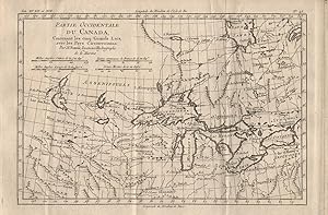 Partie Occidentale du Canada, Contenant les Cinq Grand Lacs, avec les Pays circonvoisins