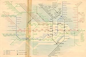 London Underground Transport - Railway Map No 2. 1939 - 1/4/1939.2036.G.