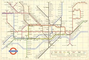 London Transport - Diagram of lines - Number 1 1968 - 168/167Z/750,000