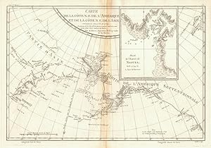 [Cook 3e Voyage] Carte de la côte Nord-Ouest de l'Amérique et de la côte Nord-Est de lAsie // Pl...