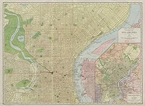 Rand McNally Standard map of Philadelphia